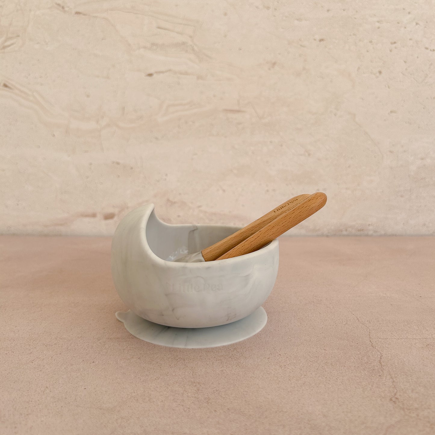 Bowl y cubiertos | Marble