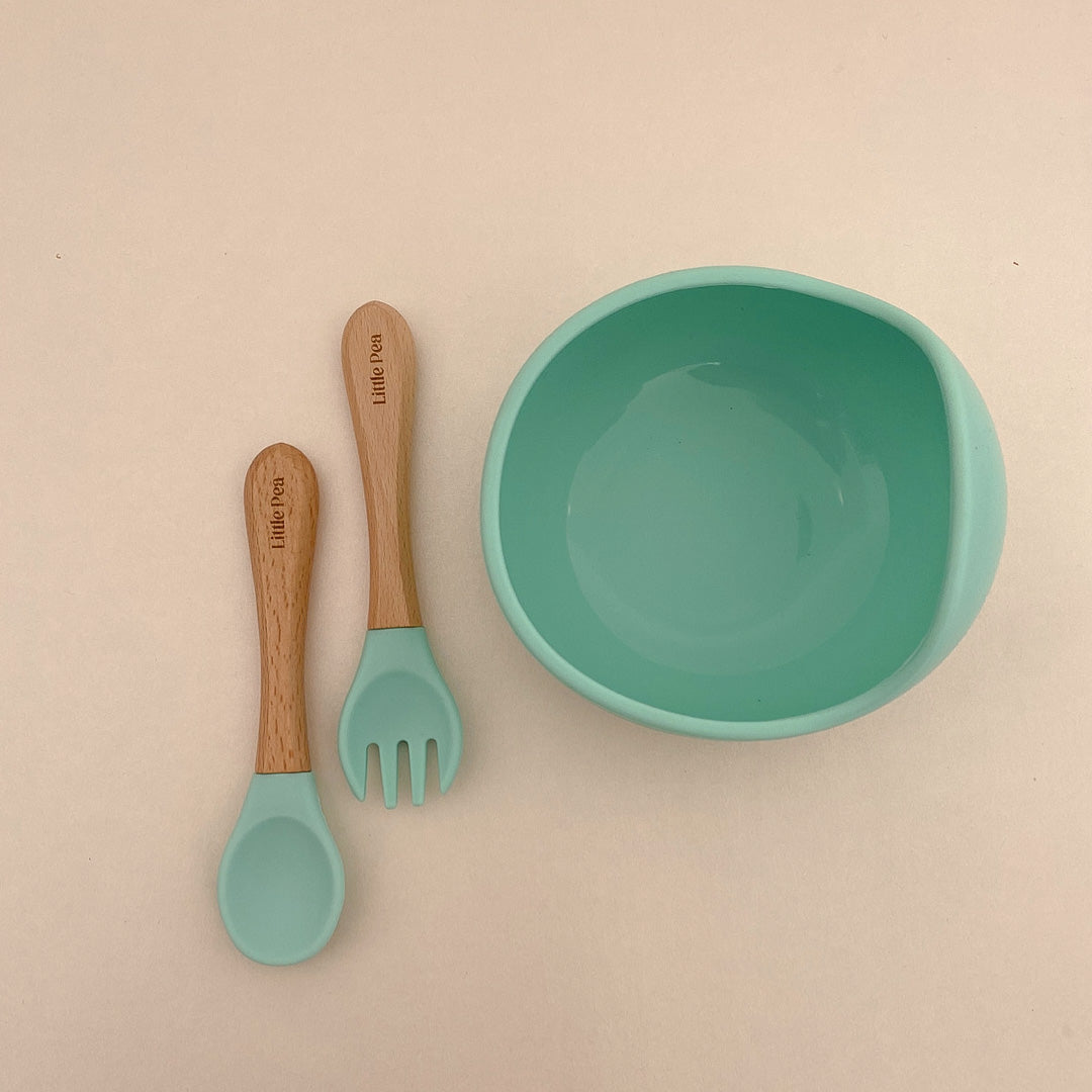 Bowl y Cubiertos | Turquoise