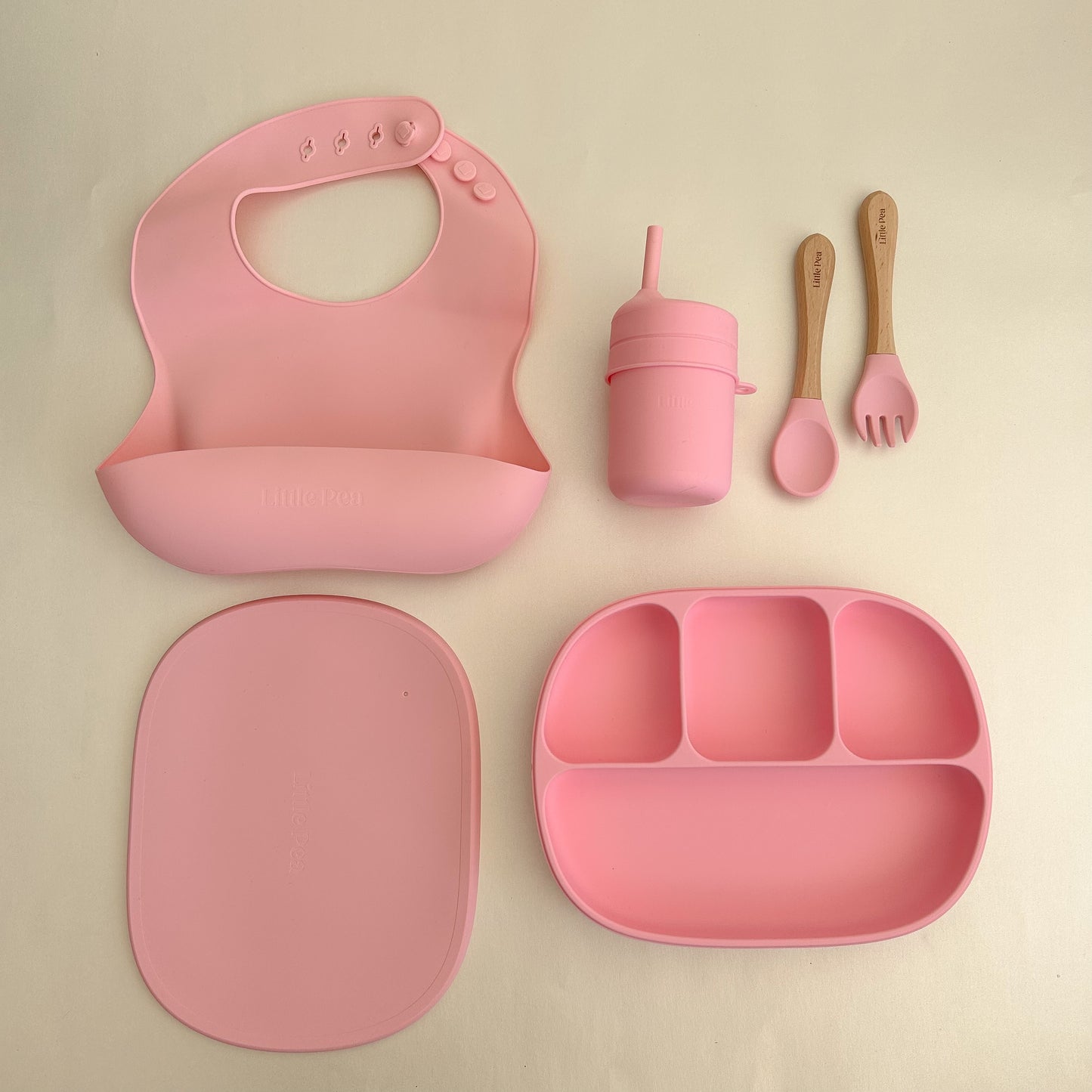 Kit Básico Alimentación Complementaria │ Blush Pink